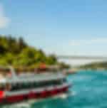 Evening Bosphorus Cruise with Dinner & Folkloric Show (2 glass limited alcoholic local drinks are included) with Shared Transfers